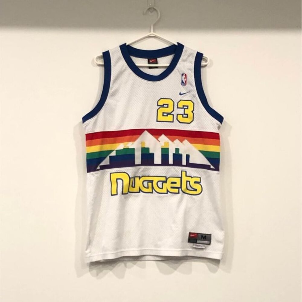 Nike size M swingman nba jersey Marcus camby Denver nuggets vintage
